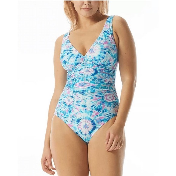 Coco Reef women’s bathingsui Coco Contours Solitaire V-Neck One Piece Swimsuit - Picture 2 of 11